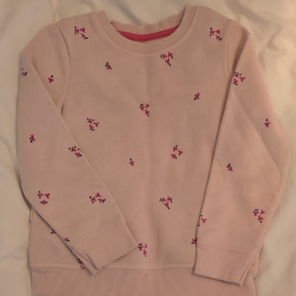 Pink Floral Sweatshirt Cat And Jack